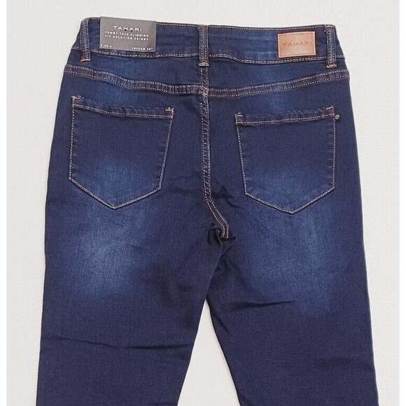 Tahari Chloe Tummy Tuck Slimming Fit Solution Women's Skinny Jeans Size 4 - Picture 5 of 9